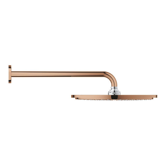 Grohe Rainshower Στρογγυλή Κεφαλή Ντουζ 31cm με Βραχίονα 38cm