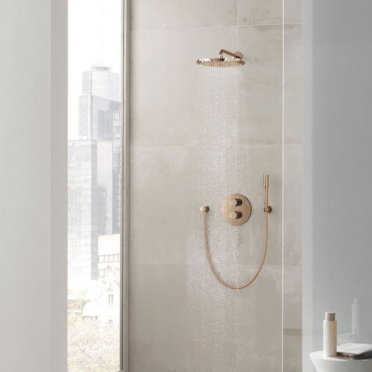Grohe Rainshower Στρογγυλή Κεφαλή Ντουζ 31cm με Βραχίονα 38cm