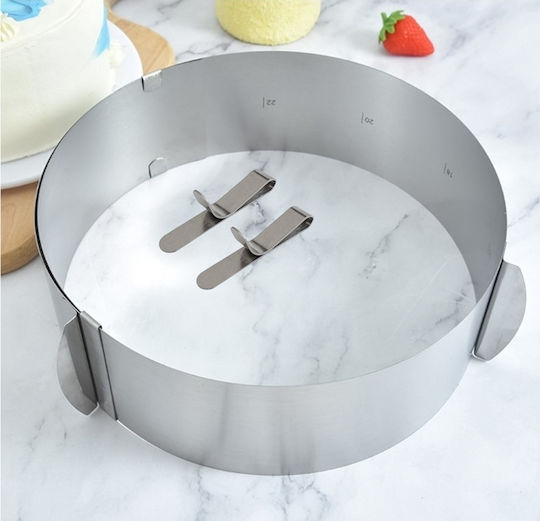 Cake Land 10cm Adjustable Cake Ring 16-30cm Springform Pan