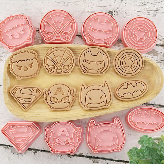 Superhero Avengers Stamp Cutters 8pcs
