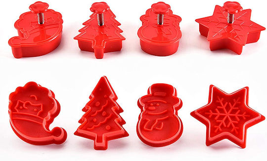 Weihnachts Thema Plätzchen Ausstecher Set 4 Stück