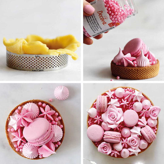Perforated Tart Ring Mold Ø=10 Cm