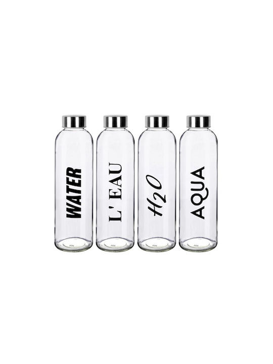 Excellent Houseware Bottiglia Grătare comerciale Sticlă con tappo a vite Gri 750ml