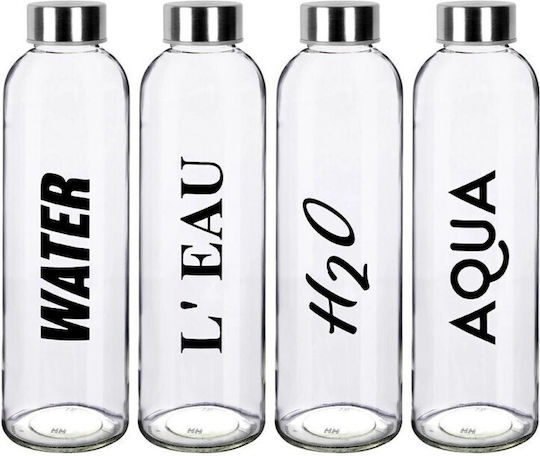 Excellent Houseware Bottiglia Grătare comerciale Sticlă con tappo a vite Gri 750ml