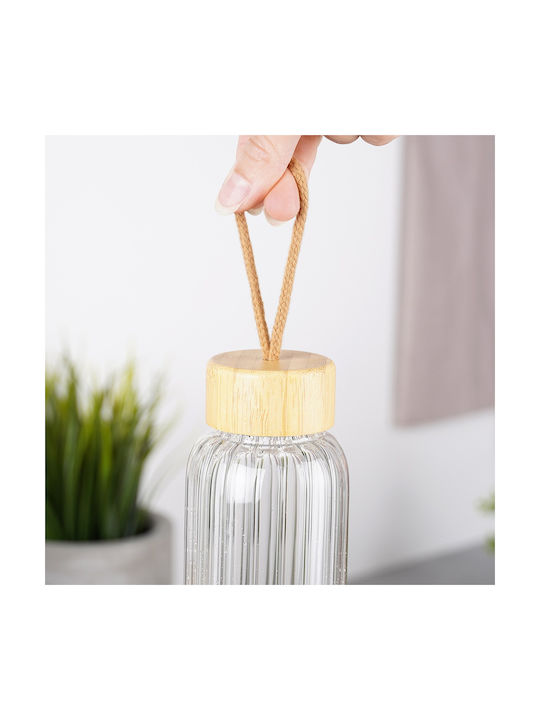Orion Bottle Water Glass with Screw Cap Beige 500ml