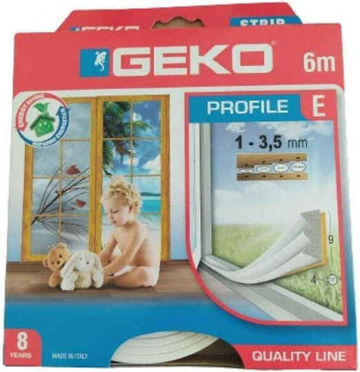 Self-Adhesive Tape Draft Stopper Window in White Color