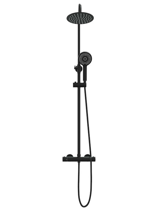 vidaXL Ρυθμιζόμενη Στήλη Ντουζ χωρίς Μπαταρία 150cm Χάλκινη