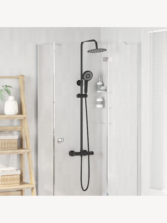 vidaXL Ρυθμιζόμενη Στήλη Ντουζ χωρίς Μπαταρία 150cm Χάλκινη