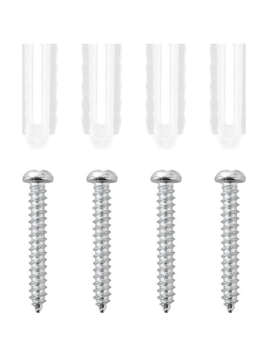 vidaXL Adjustable Shower Column Without Mixer Black