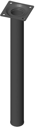 Element-System Es Aluminum Furniture Leg Suitable for Table / Coffee Table 3x3x25cm Black