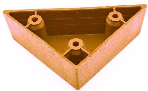Hoff Kunststoff Möbelbein Für Couch 6x6cm Weiß