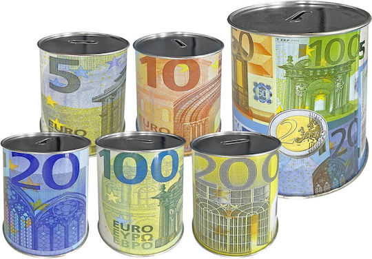 Euro 96-766 Money Box Metal Purple 13x13x12cm