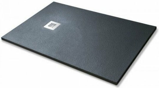 Karag Rectangular Artificial Stone Shower Cream Pietra 80x120x2.5cm
