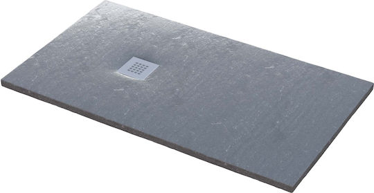 Sanitec Keramik Dusche x80cm Gray