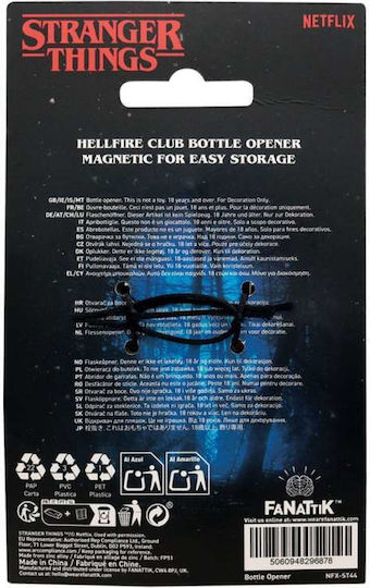 Stranger Things Hellfire Club Bottle Opener