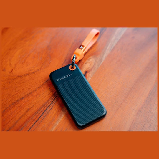 Verbatim Pocket USB-C Εξωτερικός SSD 128GB 2.5" Πορτοκαλί