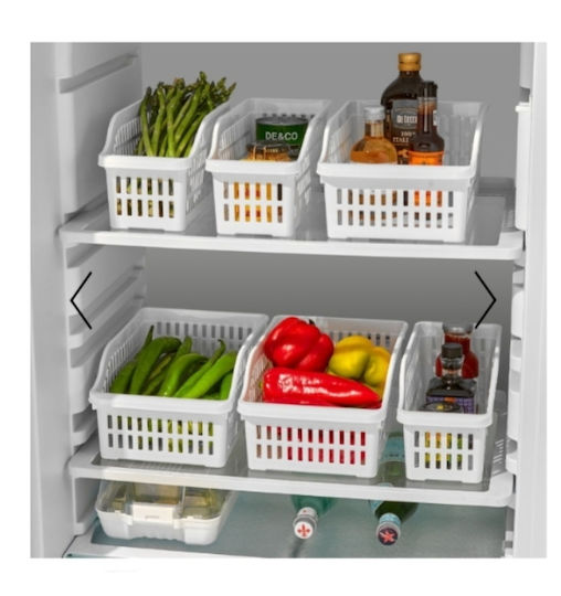 Katex Fridge Organisers Basket General Use 30x20x14cm