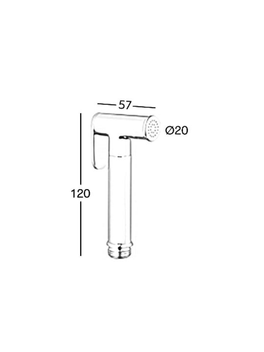 Karag Artemis AC545B AC545B-N Bidet Sprayer Nero