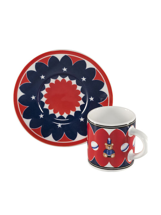 Bialetti Set of Cups Coffee Porcelain White 2pcs