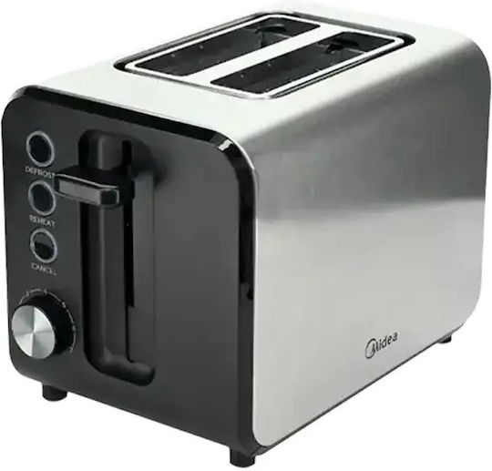 Midea Toaster 2 Slots 950W Inox