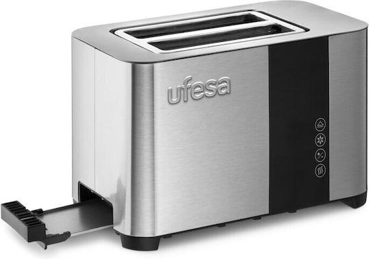 Ufesa Duo Delux 2r Short Prăjitor de pâine 2 sloturi 850W Inox