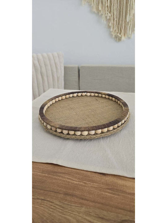 SteweHome Decorative Tray Wooden 25x20cm