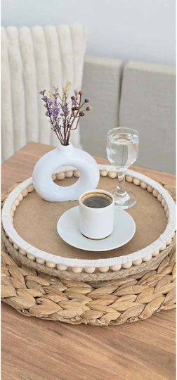 SteweHome Disc Decorativ Din Lemn 12x25cm