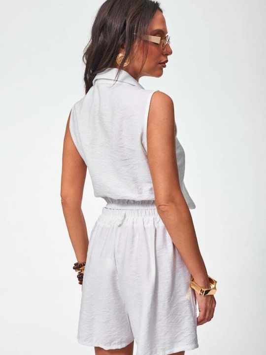 Women's Set with White Shorts