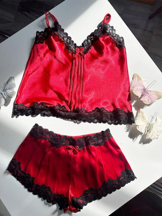 Jumelles Лятно Babydoll Червено 5252К