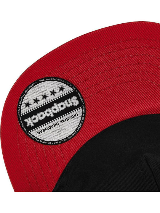 Mortal Kombat Cap Flat Snapback Black Red 100% Cotton Unisex One Size