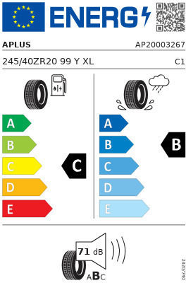 Aplus Aerix Rs01 245/40R20 99YY XL Sommerreifen Autoreifen