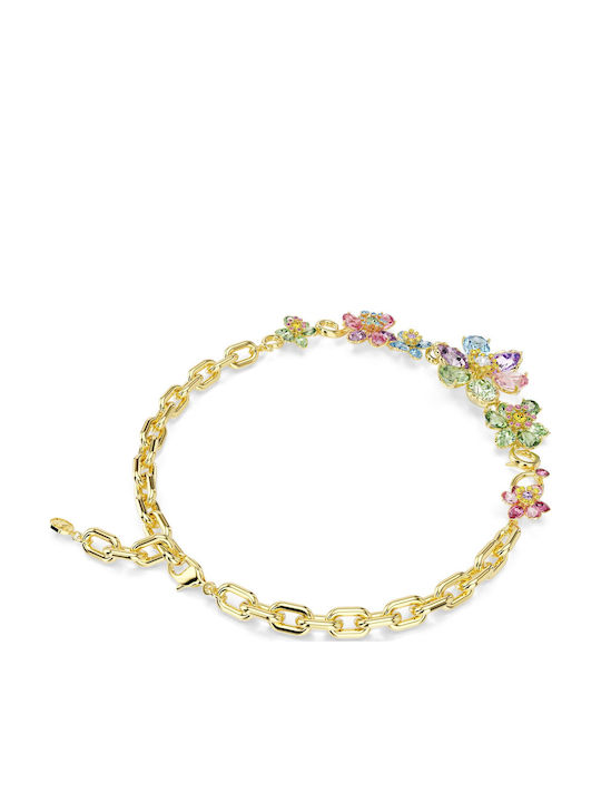 Swarovski Колие Златно