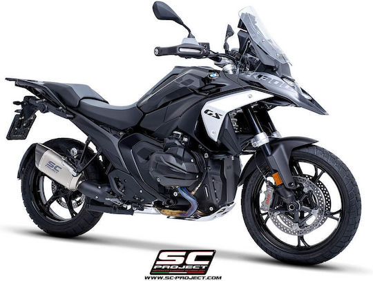 Τελικό Εξάτμισης Sc-project Adventure-r Bmw R 1300 Gs Τιτάνιο-carbon Oem Πλαϊνές Βαλίτσες