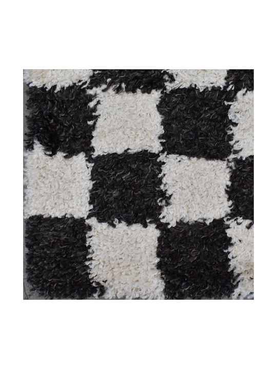 Shaggy Attic 120x170cm Cream-black Shaggy Attic 120x170cm Cream-black