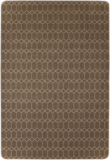 Nikotex Carpets Αντιολισθητικό Χαλί Σαλονιού Belmont Καστανό-ζαχαρί 133x190
