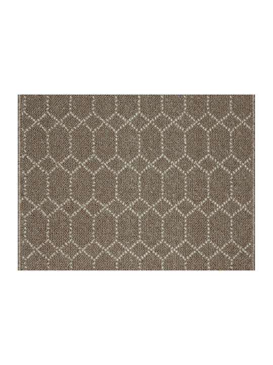Nikotex Carpets Αντιολισθητικό Πατάκι Διάδρομος Κουζίνας Belmont Μόκα-ζαχαρί 67x200