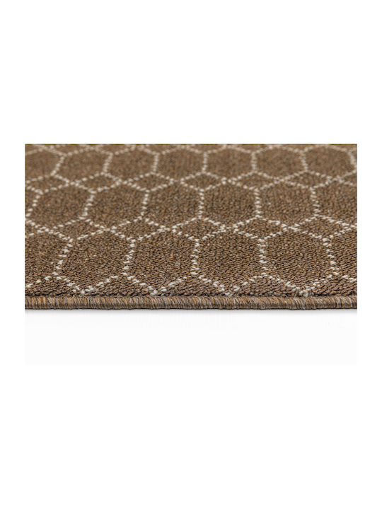 Nikotex Carpets Αντιολισθητικό Πατάκι Διάδρομος Κουζίνας Belmont Καστανό-ζαχαρί 67x200