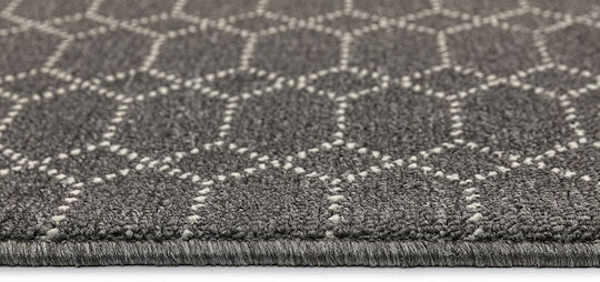 Nikotex Carpets Non-Slip Kitchen Runner Mat Belmont Grey-Sugar 80x200
