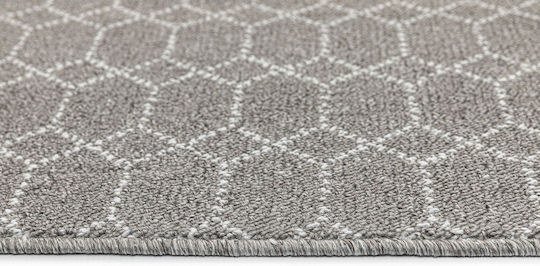 Nikotex Carpets Non-Slip Kitchen Runner Mat Belmont Grey-White 80x200