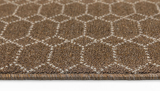 Nikotex Carpets Non-Slip Kitchen Runner Mat Belmont Brown-Beige 80x200