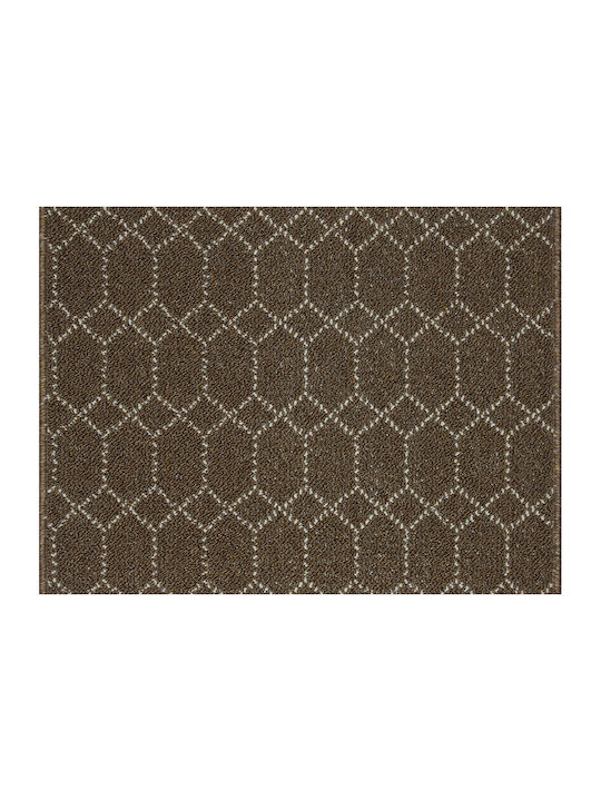 Nikotex Carpets Covoraș Antiderapant De Coridor Pentru Bucătărie Belmont Maro-Bej 80x200