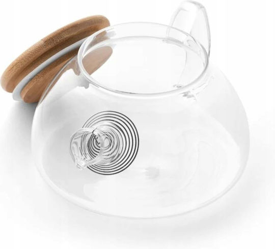 Green Touch Τσαγιέρα με Φίλτρο Γυάλινη Διάφανη 750ml