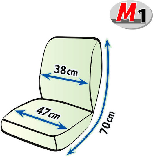 Polyester Cover Kegel Single Seat Excavator Tractor Machinery Black Size M1 70cm