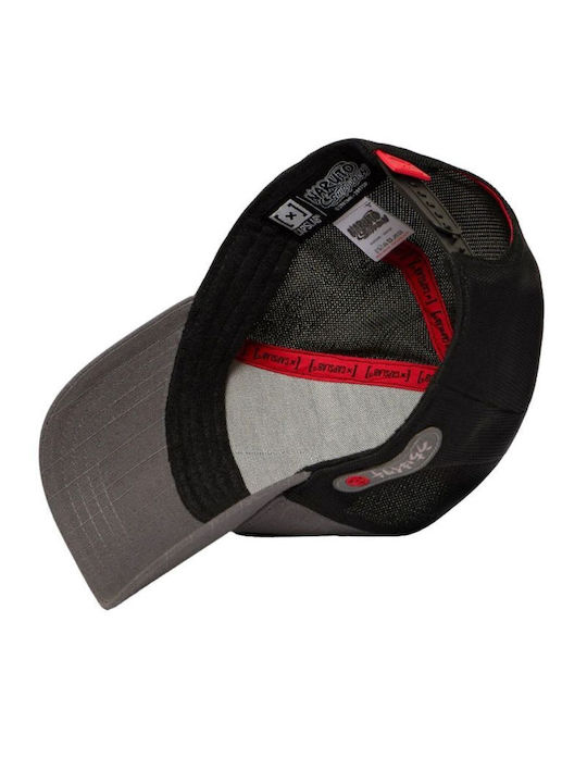 Capslab Jockey Trucker Premium X Naruto Shippuden Ripstop Mesh Cl Ns4 1 Pct Nig Grey-cl Ns4 1 Pct Nig-grey