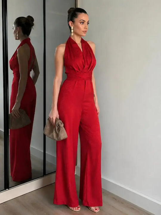 Women’s Red One-piece Jumpsuit