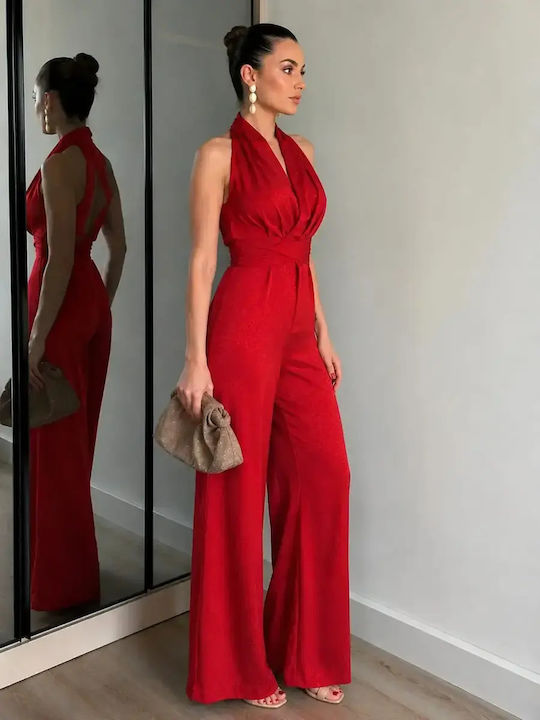 Women’s Red One-piece Jumpsuit