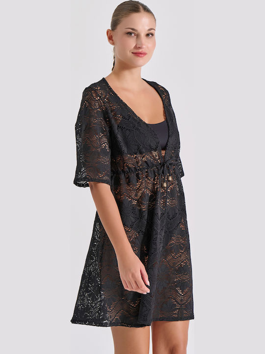Milena by Paris Damenbademode Kaftan Paralia Schwarz Milena by Paris Damenbademode Kaftan Paralia Schwarz