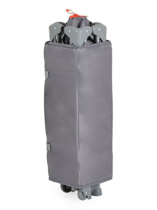 Moni Playpen 2 Levels with Mattress Grey 69x128cm