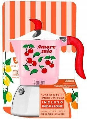 Bialetti Espresso Stovetop Pot Pink