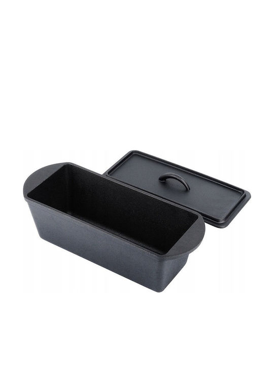 Vilde Ψωμιέρα με Καπάκι Κεραμική Πράσινη 35x13.5x11cm